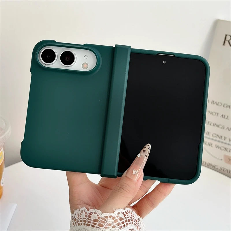 Luxury Dopamine Candy Color Matte Phone Case For iPhone Duo Fold Hinge Protection Ultra-thin Hard PC Cover For iPhone Duo Ultra