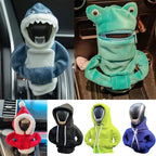 Car Hand Handle Gear Sweatshirt Shark Frog Hoodie Shift Cap Fashion Shift Hoodie Car Shift Knob Cover Car Fashion Accessories