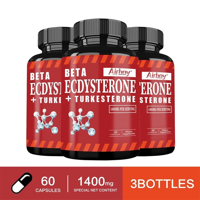 Beta Ecdysterone and Turkesterone Supplements - Increase Muscle Mass, Improve Athletic Performance and Strength