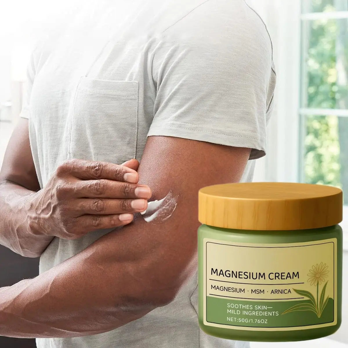 2026 Total Relief Soothing Magnesium Cream for Muscle Comfort Brightening  Soothing Nerve For Daily Skin Hydration Moisturizing