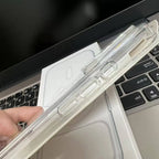 Original Transparent Phone Case For iPhone 17 Air 16 15 14 13 12 Pro Max Cases For Magsafe Animation Wireless Charging Cover