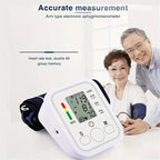 Upper Arm Automatic Blood Pressure Monitor BP Sphygmomanometer Pressure Meter Tonometer for Measuring Arterial Pressure