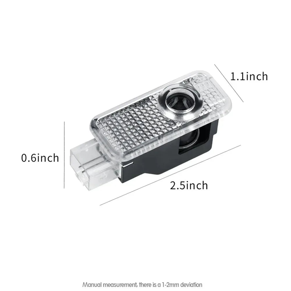 2PCS LED Car Door Logo Light Led Projector For Audi A4 B5 B6 B7 B8 B9 A1 A3 8V 8P 8L A6 C5 C6 C7 A5 A7 A8 Q3 Q5 Q7 TT S3 S6