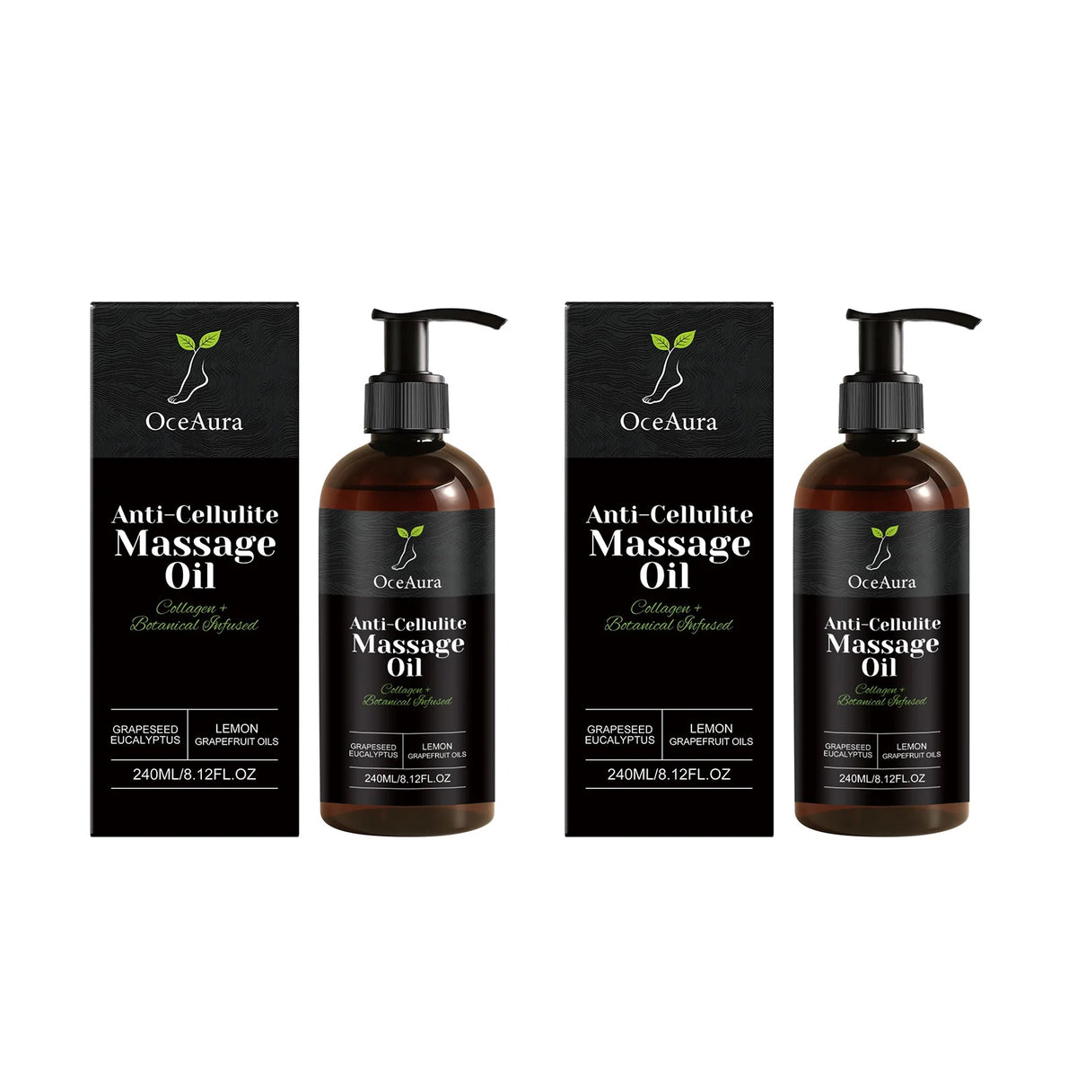 Collagen Anti-Cellulite Massage Oil Abdomen Thigh Firming Nourishing Dry Skin Glowing Soothing Revitalizing Tightening Body Oil