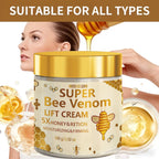 Bee Venom Face Cream 100g with Hyaluronic Acid, Vitamin C & Niacinamide - Moisturizing Firming Lifting Cream for All Skin Types