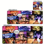 Bleach Kurosaki Ichigo Anime Mouse Pad Pc Gamer Accessories Desk Mats Rubber Carpet Mousepad Office Table Pads Gaming Mouse Mats