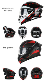 High Quality DOT Motorcycle Helmet Four Seasons Motocross Racing Modular Flip Up Casco Moto Men Women Off Road Helmet Unmasked