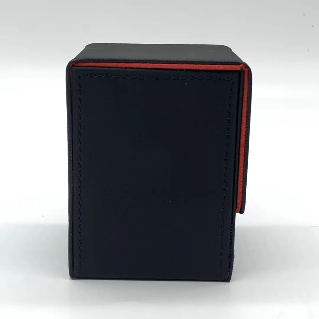 Card Fit For 100+Single Sleeved Cards  , Leather Trading Commander Deck Box Compatible With  Card Deck,Game Card Box