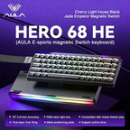AULA HERO 68 HE Hall Effect Gaming Keyboard 65% Wired RGB Hot Swappable 8K Polling 0.01mm Magnetic Switch for PC Gamers
