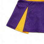 Women Cheerleader Megan Fox Jennifer’s Cosplay Costume Cheerleading Outfit Crop Top Skirt Set Halloween Party Stage Performance