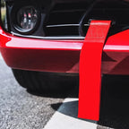 High Strength Car Color Pendant Tow Strap Belt Tow Rope Sticker Ribbon Car Decorations Sticker Trailer Ropes Bumper Towing Strap