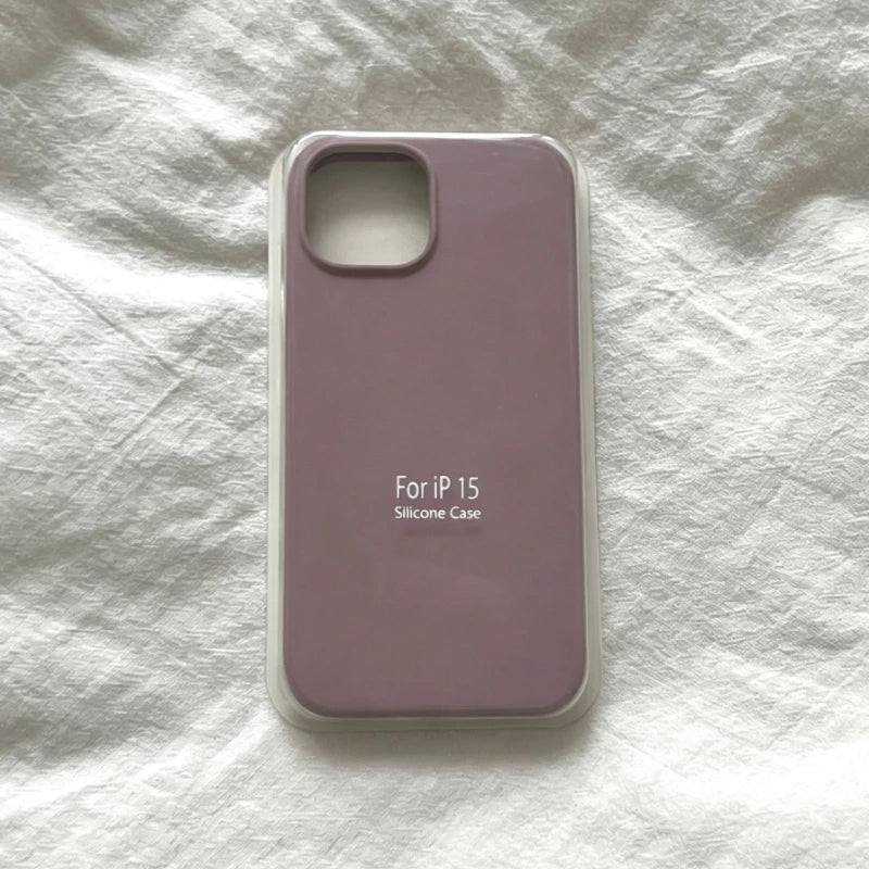 Fashion Original Liquid Silicone Skin Feel Soft Case For IPhone 18 Pro 17 Air 16 15 14 Plus 13 Pro Max Full-pack Anti-Drop Cover