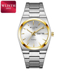 Man Watch Quartz Watch Luxury Waterproof Luminous Date Week Stainless Steel Men's Watch Male relógios masculino reloj hombre
