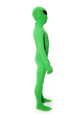 Kids Adult ET Alien Cosplay Costume Zentai Jumpsuits Green ET Alien Mascot Halloween Carnival Masquerade Bodysuit Suit