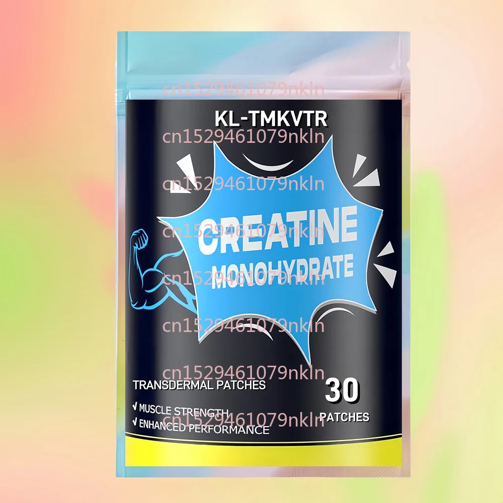 30 Patches Creatine Monohydrate Transdermal Patches for Performance,Muscle, Strength, Energy, Recovery