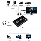 New 4K HDMI-Compatible USB 3.0 Video Capture Card 1080P 60FPS 60Hz Video Recorder Grabber for OBS Capturing Game Card Live Streaming