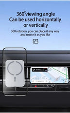30W Magnetic Car Wireless Chargers Air Vent Clip Phone Holder for iPhone16 15 14 13 12 Pro Max Macsafe Car Charger Fast Charging