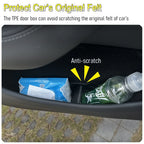 USVOTOV Car Door Side Storage Box for 2025 2026 Tesla Model Y Juniper Model 3 Model YL Accessories Door Organizer Tray Trash Can