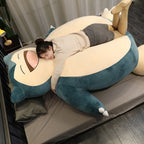 30/200cm Huge Pokemon Snorlax Anime Plush Toys Big Pokémon Plushie Kawaii Semi-finished Leather Holster Pillow Gift for Children