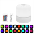 NEW LED Touch Night Light Rechargeable RGB Dimmable Table Lamps Remote Control Ambient Light for Bedroom Living Room