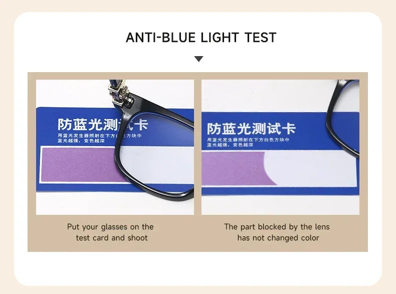 2026 BEAU FIVE Retro Square Blue Light Blocking Computer Glasses