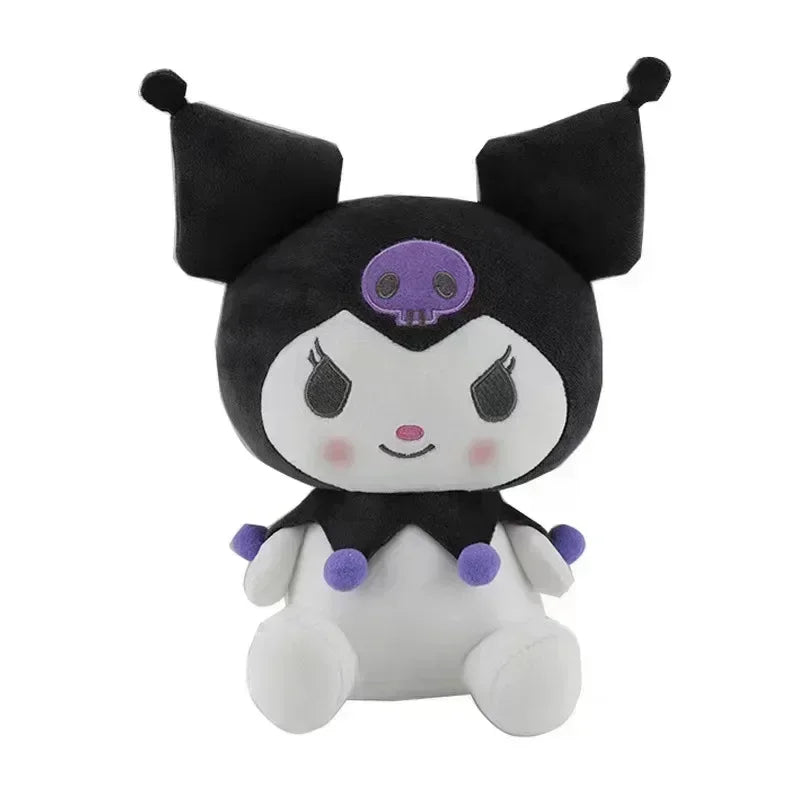 2026 New Sanrio Strawberry Kuromi & My Melody Plush Pillow, Soft Fluffy Stuffed Doll, Cute Bedroom Decor Surprise Gift for Girls