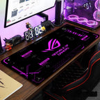 Extended Gaming Mouse Pad | Non-Slip Rubber Base, Stitched Edges