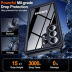 IP68 Waterproof Case For Samsung S26 Ultra S25 S24 Ultra Plus A57 A37 Full Body Protective Cover Swim Underwater Diving Fundas