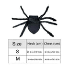 Halloween Pet Spider Costume Funny Realistic Furry Dog Cat Clothes Cosplay Chest Back Outfit Party Costume for Small Medium Dogs