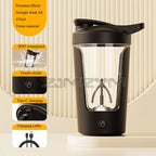 450ml Automatic Mixing Cup Portable Whey Protein Shaker Bottle USB Rechargeable Home Mixer Battery Powered Rotating Water Cup