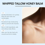 Copper Peptides GHK-Cu Beef Tallow for Skin: Blue Balm Manuka Honey Face and Body Moisturizer for Mature, Dry & Sensitive Skin