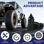 Spiral Tire Repair Plugs Rubber Screw Nails Puncture Patch Kit Quick Fix for Car Motorcycle Bike Vacuum Tires Tubeless