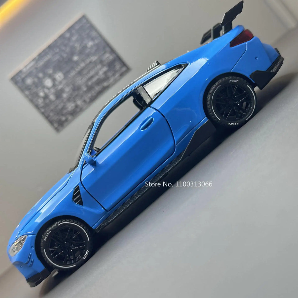 1/32 Scale M4 Alloy Car Models Metal Diecast Toys Vehicle with Simulation Sound and Light Sport Car Toys for Kids Birthday Gifts
