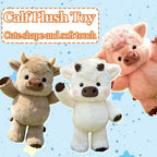 Soft Calf Pig Stuffed Animal Plush Toy Cute Animated Stuffed Animal Pillow Creative Running Pig Plush Toy Gift 17.7inch