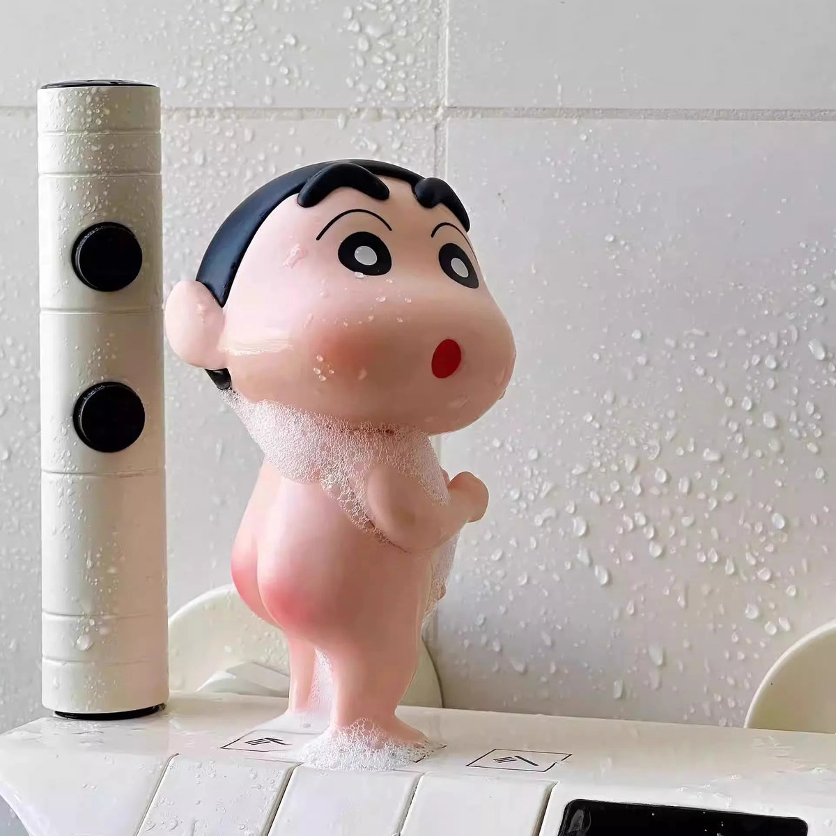 Bathing Crayon Shin Chan Cute Decoration Bathroom Washbasin Accessories Home Furnishings High End Small and Unique