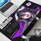 Anime pretty girl Mouse pad professional eSports game players Speed Lock Edge Rubber rug Game Desk Mousepad Keyboard Mat