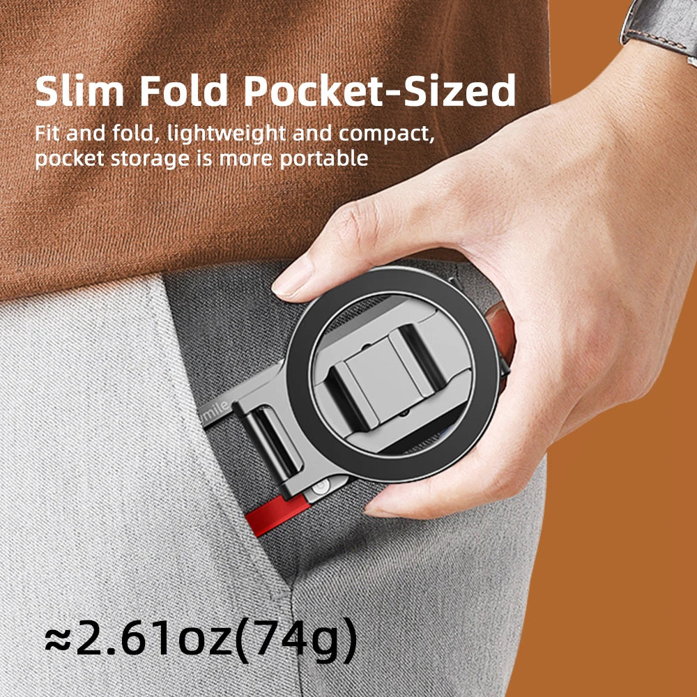 Flymile Magnetic Phone Holder Carabiner Mount for Iphone 18 Pro Max 17 16 15 Accessories Tripod Compatible with MagSafe