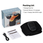 Electric Heating Shoulder Knee Massager with 3 Levels Vibration Muscle Relax Belt for Arm Enlarge Size for Shoulder