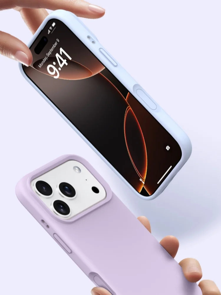 Liquid Silicone Phone Case For iPhone 17 16 ProMax 14 12 13 15 Pro Case for iPhone 17 16 13 Pro Max 11 Shockproof With Box Cover