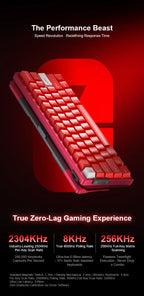 AULA AG60 Pro/MAX Wired Gaming Mechanical Keyboard Custom Full Aluminum High Performance Magnetic Axis for Esports And FPS Games