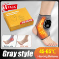 Electric Ankle Massager Heated Foot Massager with Vibration Massage Modes Portable Wrap Device for Home Relaxation Care