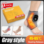 Electric Ankle Massager Heated Foot Massager with Vibration Massage Modes Portable Wrap Device for Home Relaxation Care