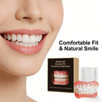 Temporary Teeth Veneers Real Looking Decorative Snap On Teeth Covers Temporary Beauty Teeth Accessory for Daily Makeup Party Photo Use