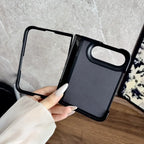 For iPhone Duo Fold Case Luxury PU leather Magnetic rotate stand Protective Back Cover For iPhone 18 Fold Phone Shell Funda