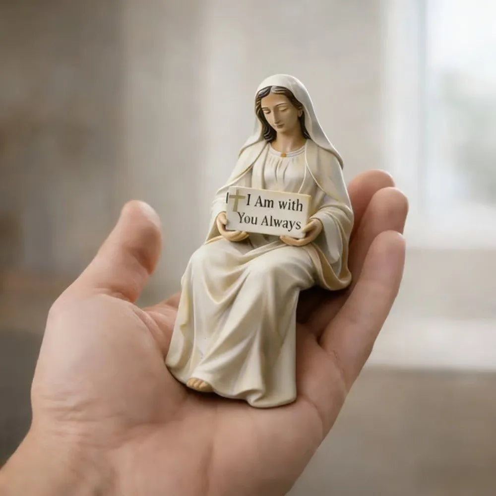 FaithCalm™ Jesus Desk Figurine ✝️✨ Peace in Every Glance