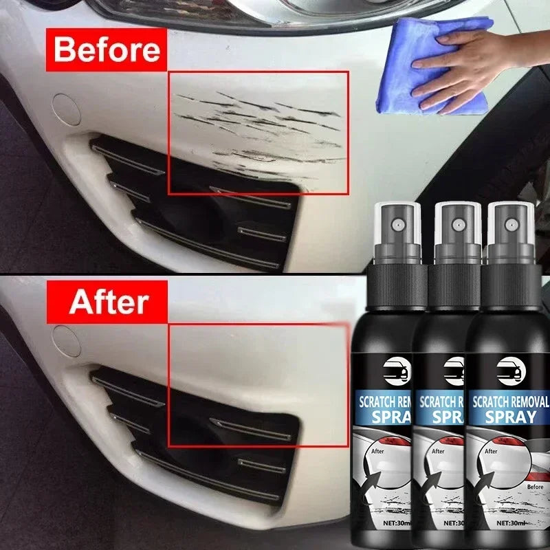 Car Scratch Remover Spray Paint Surface Cleaner Easy to Use 30ml