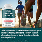 Natural Height Growth Maximizer for Kids, Teens and Adults Zinc and Calcium Increase Peak Height Supplement Bone Strength