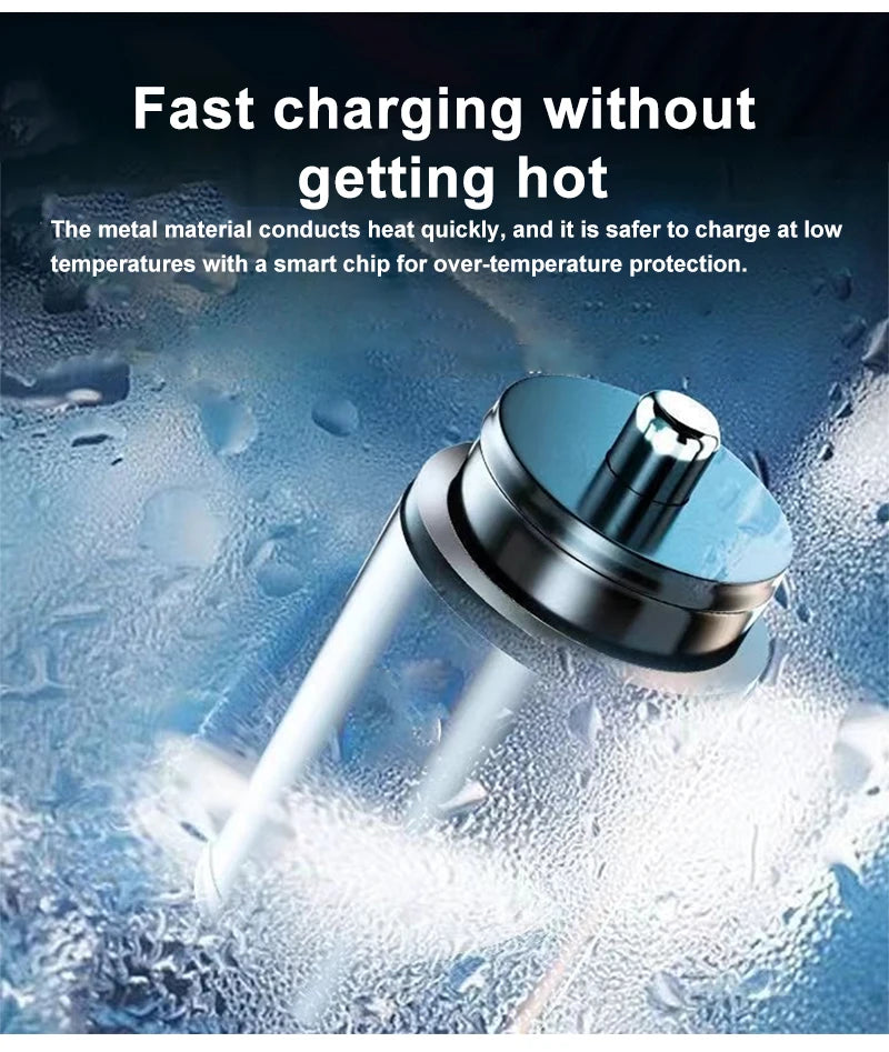 200W Mini Car Charger With QC3.0 USB C PD Fast Charging for iPhone Samsung Xiaomi