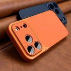 Luxurious New Orange Retro Phone Case For iPhone 18 17Air 16 15 14 17Pro 17Promax Soft-sided Hard Case
