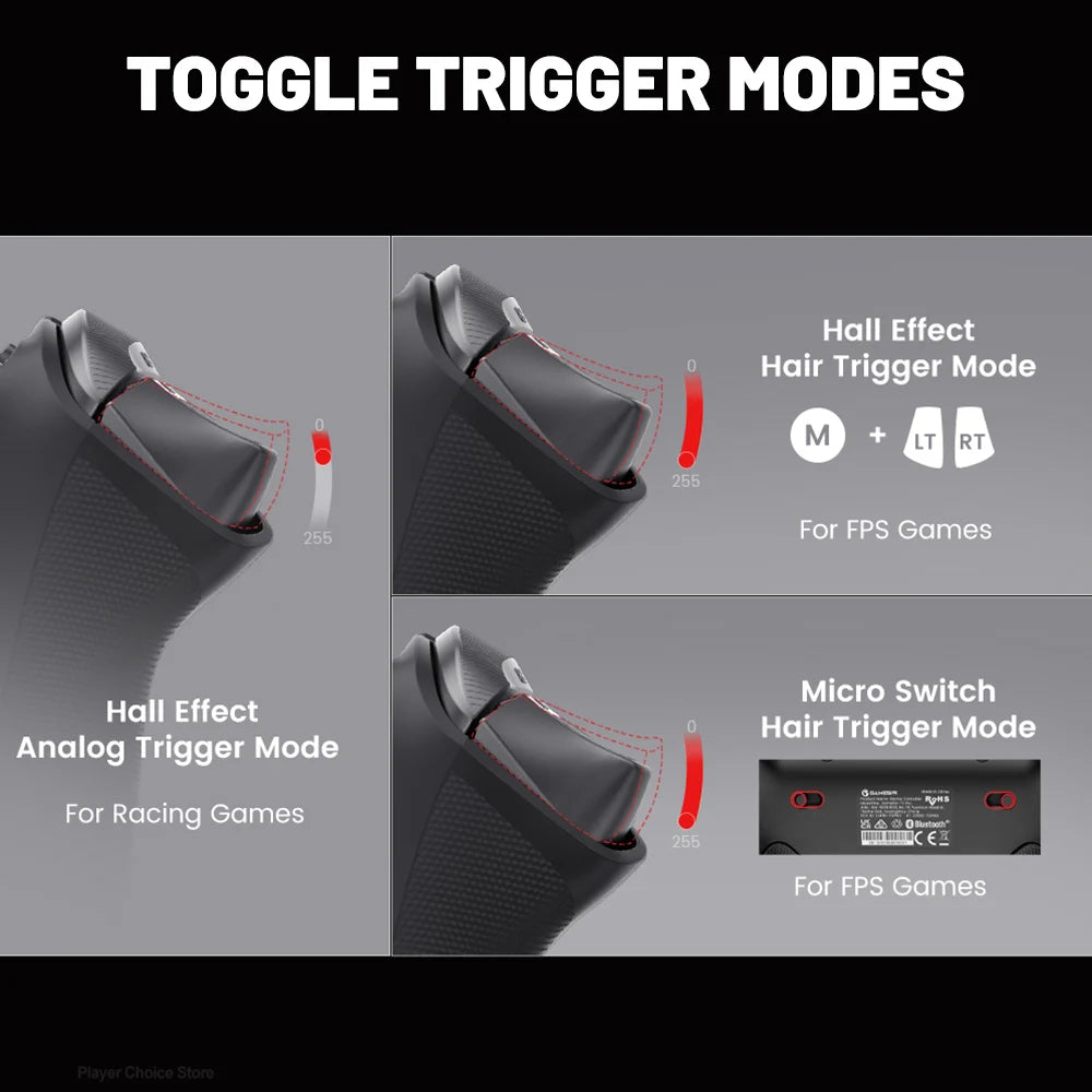 GameSir Tarantula Pro Gamepad PC for Nintendo Switch 2 Switch Android iOS Controle TMR Hall Joysticks NFC 6 axis Gyro Controller